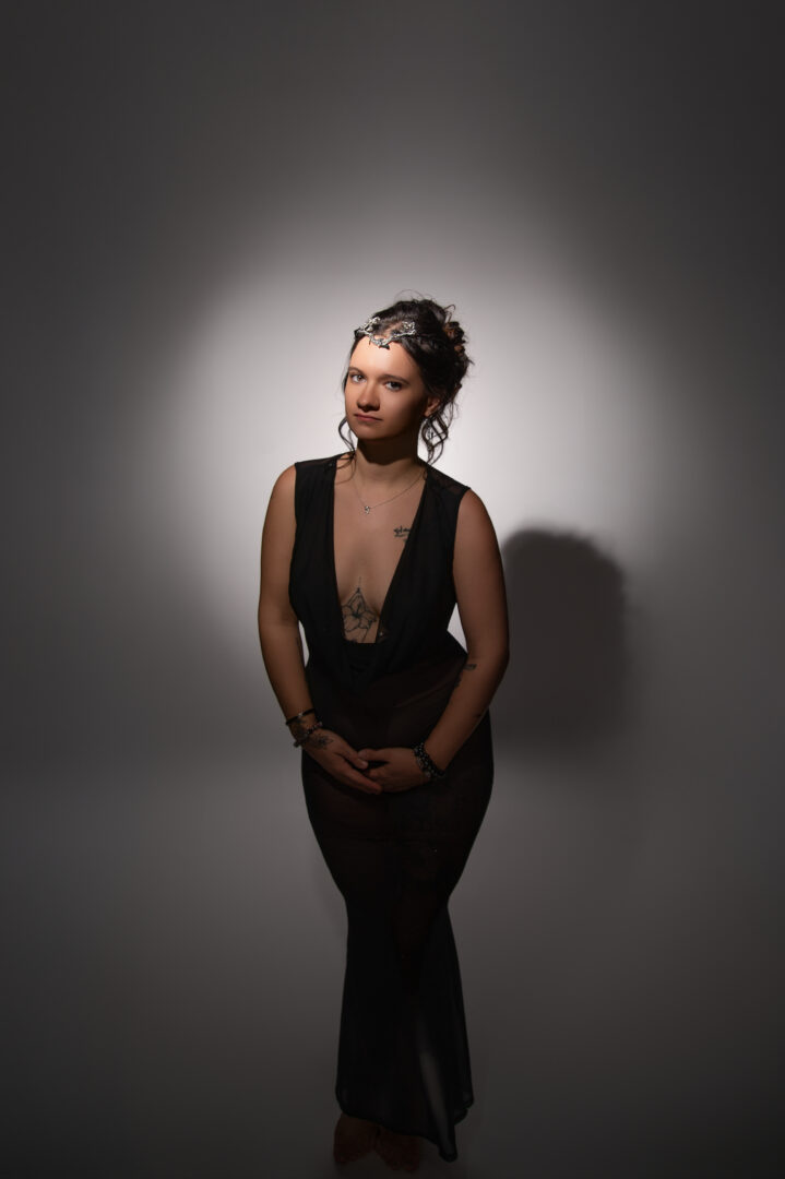 portrait femme tatoué